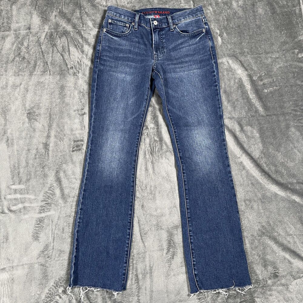 Lucky Brand Sweet Mid Rise Boot Jeans Womens 4 Blue Medium Wash Bootcut Denim